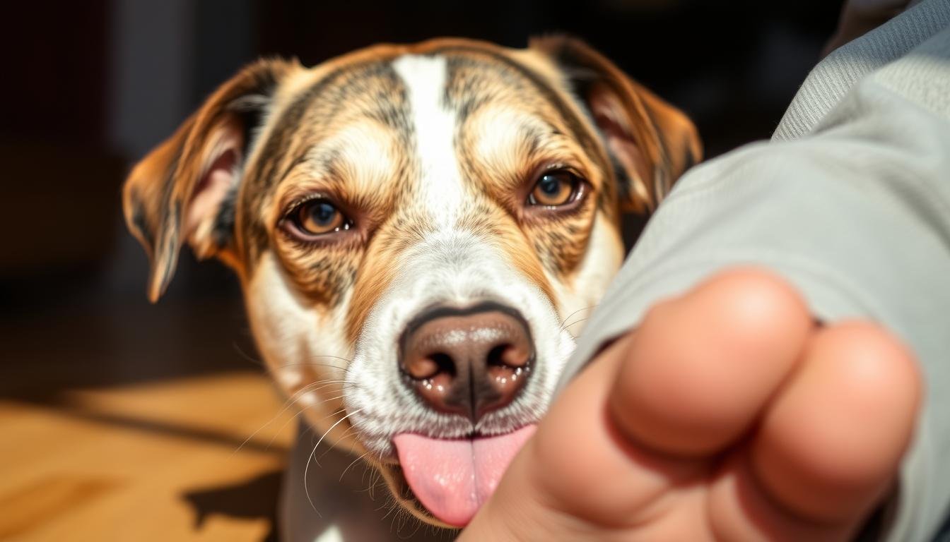 Read more about the article Why Does My Dog Lick My Feet?