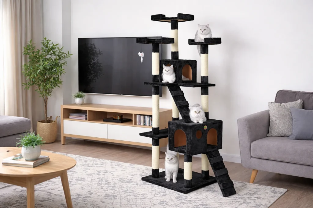 best cat tower for large cats