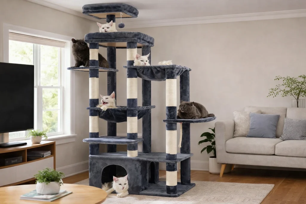 best cat tower for large cats