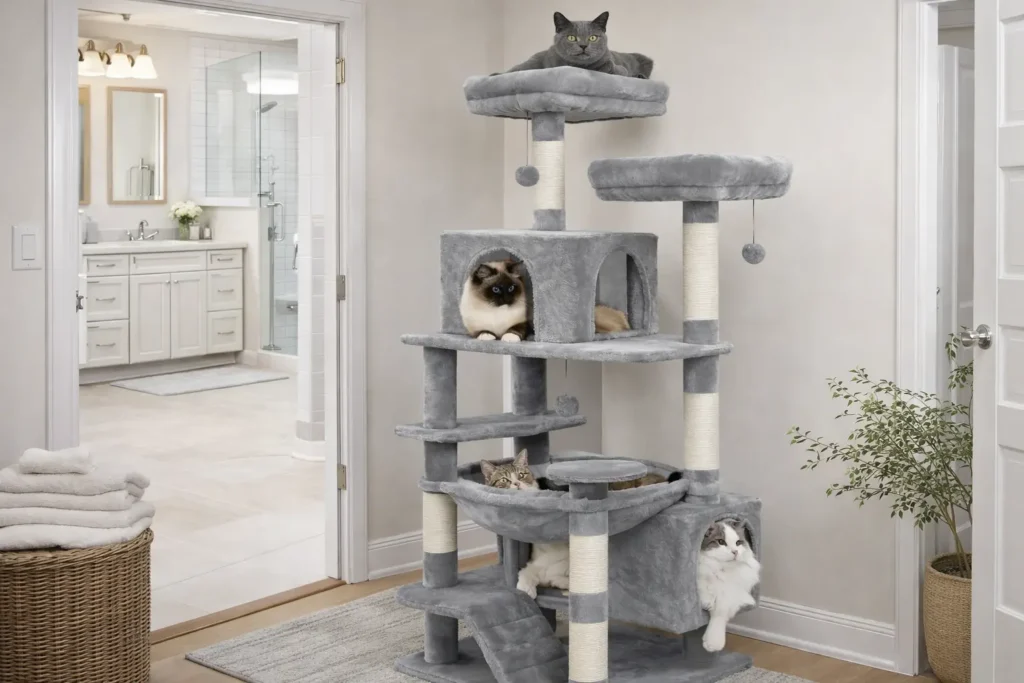 best cat tower for large cats