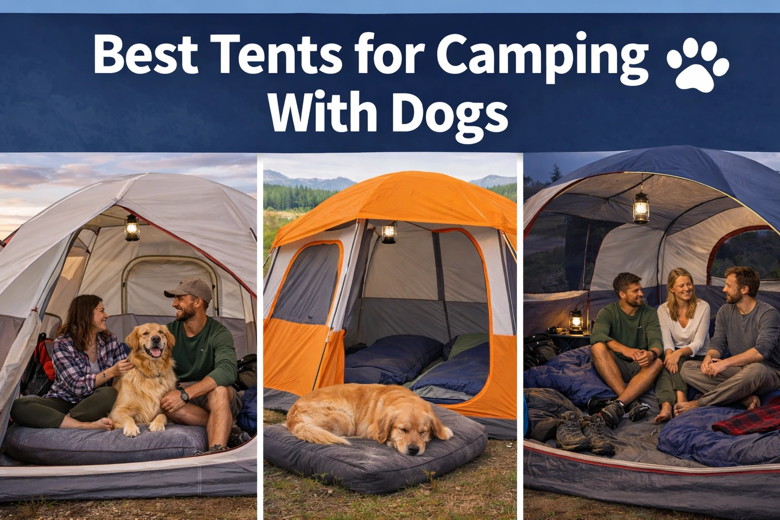 Read more about the article 5 Best Tents for Camping With Dogs (Pet-Friendly Picks)